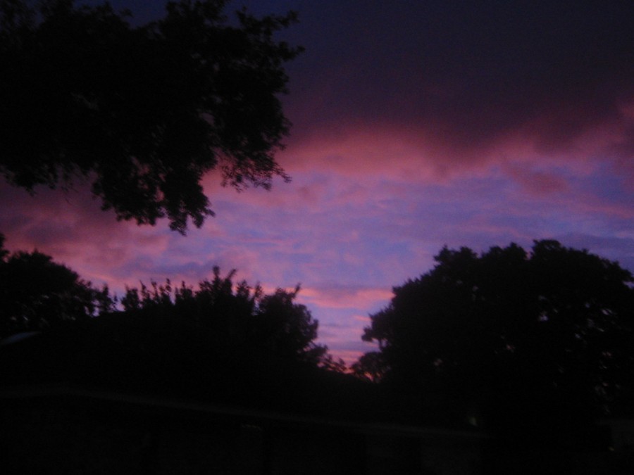Sunset, Friday night, Sept. 12, 2008